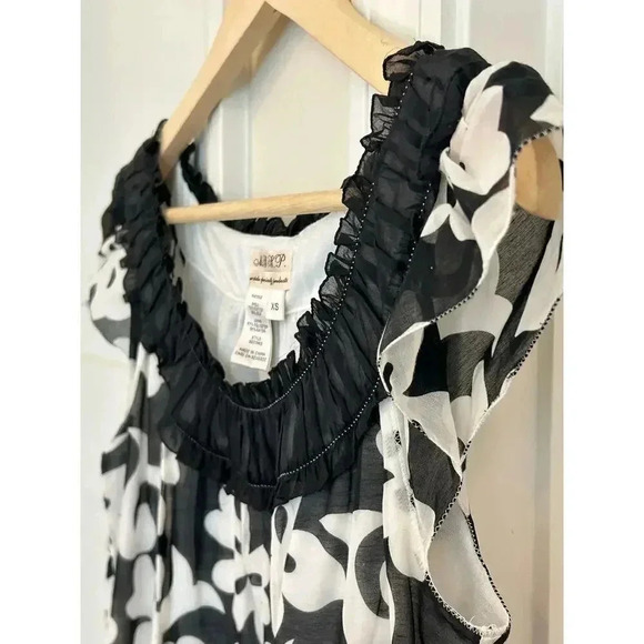 m.s.s.p. aline sleeveless silk blend sundress size xs - Picture 6 of 7